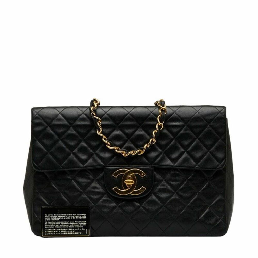 Chanel Timeless Black Leather Shoulder Bag (Pre-Owned) - Picture 7 of 12